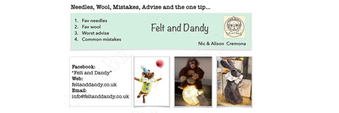 Felt and Dandy – Needle Felting Journey
