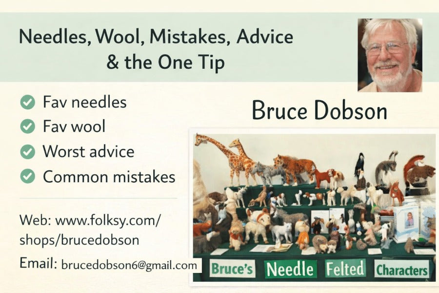 Needles, Wool, Mistakes, Advice and the One Tip – Bruce Dobson