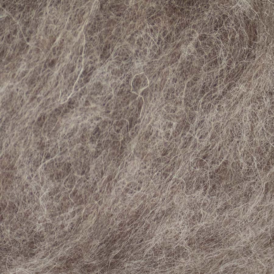 Carded Wool For Felting, Needle Felting Batting, Mottled Brown  ( 103 )