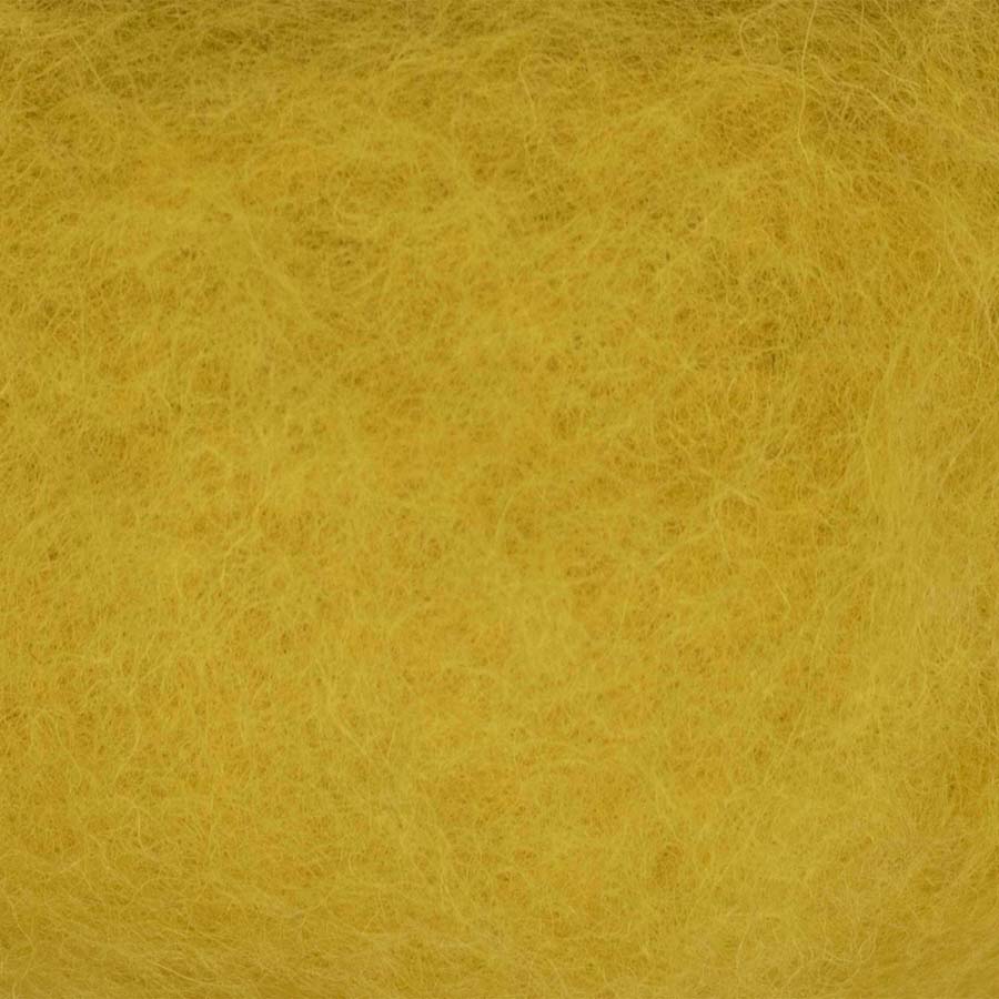 Carded Wool For Felting, Needle Felting Batting, Honey  ( 114 )