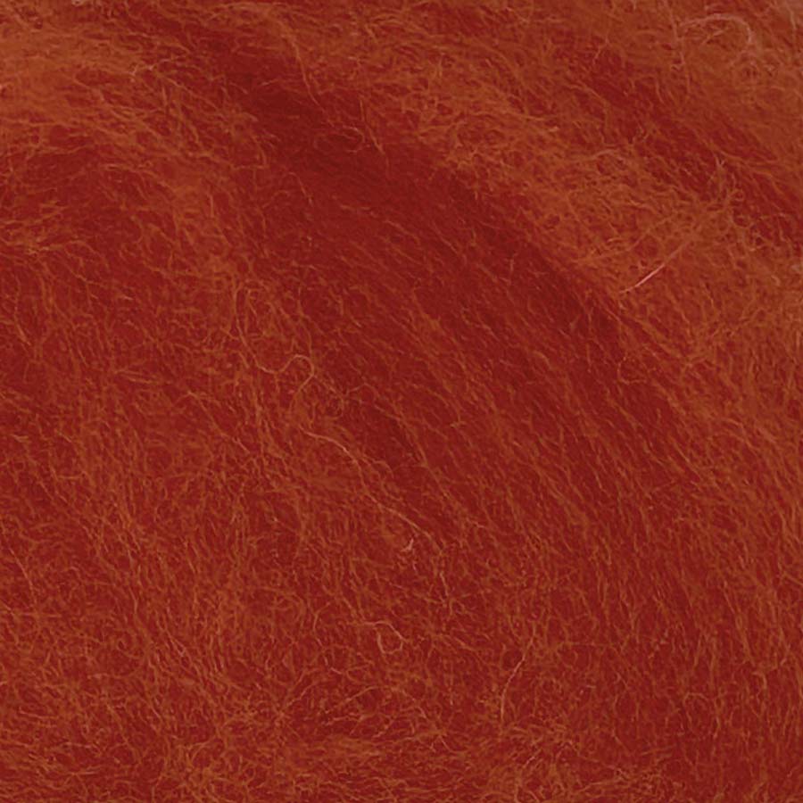 Needle Felting Wool Carded Batts Burnt Orange  ( 36 )