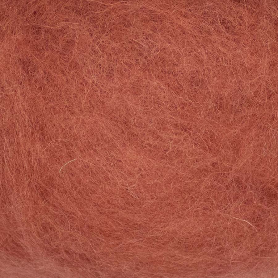 Carded Wool For Felting, Needle Felting Batting, Paprika  ( 37 )