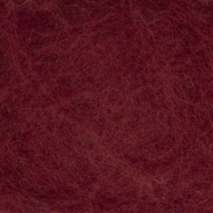 Carded Wool For Felting, Needle Felting Batting, Burgundy  ( 40 )