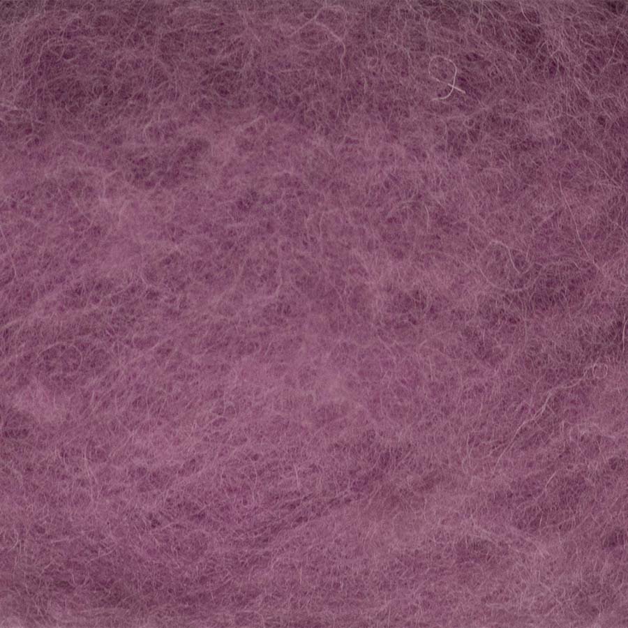 Carded Wool For Felting, Needle Felting Batting, Amethyst  ( 51 )