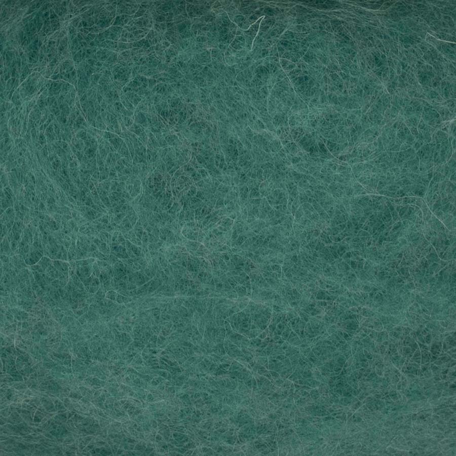 Carded Wool For Felting, Needle Felting Batting, Teal   (  65 )