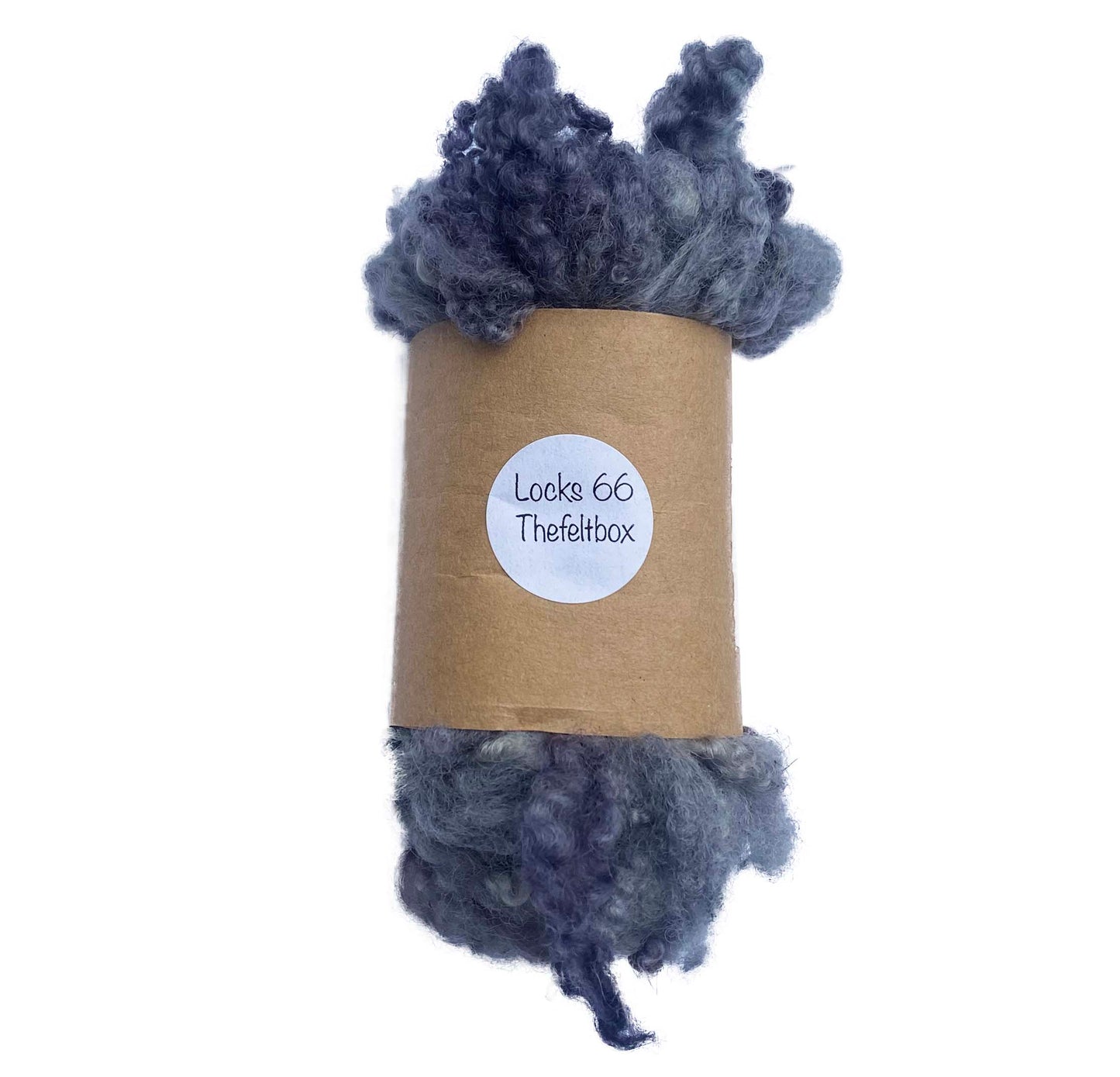 Stormy Blue-Grey Bluefaced Leicester Wool Locks (66) | 14g Fleece