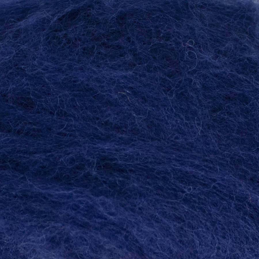 Carded Wool For Felting, Needle Felting Batting, Navy  ( 87 )