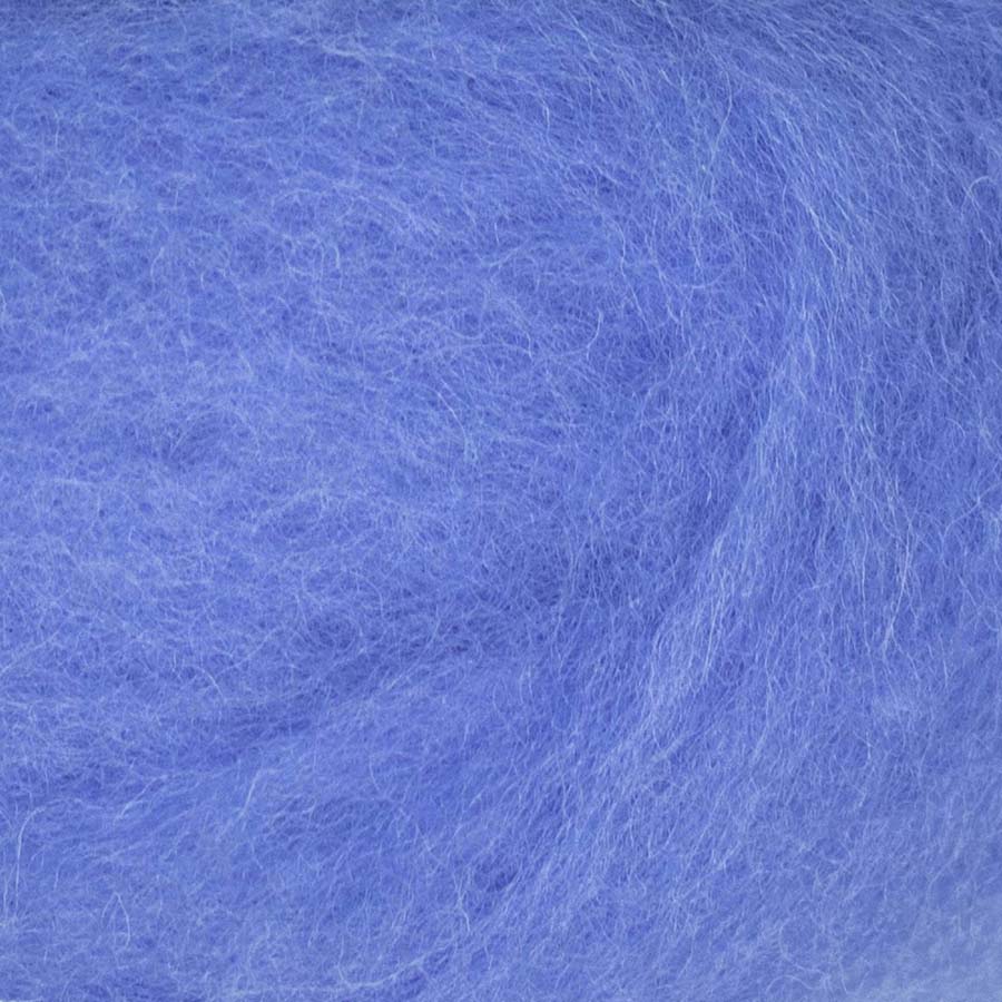 Carded Wool For Felting, Needle Felting Batting, Cornflower  ( 90 )