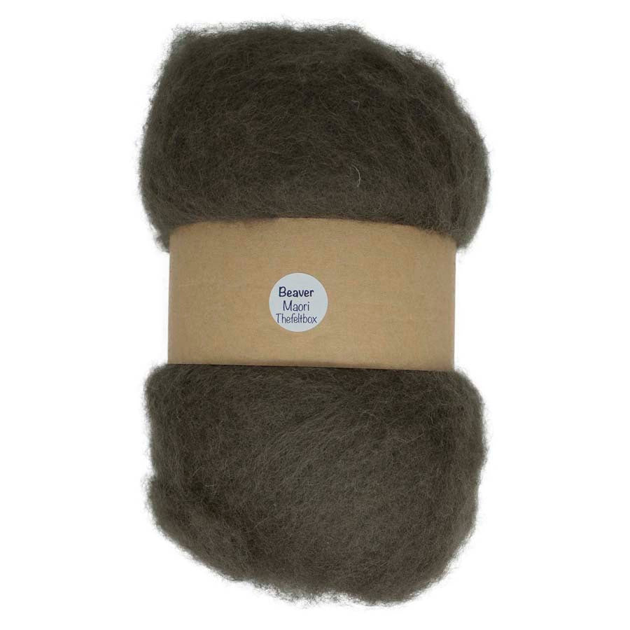 NATURAL BROWN- Kentucky Wool Prefelt, 2 X 3 ft.- for needle shops felting - craft backing made on a Feltloom from small farm wool