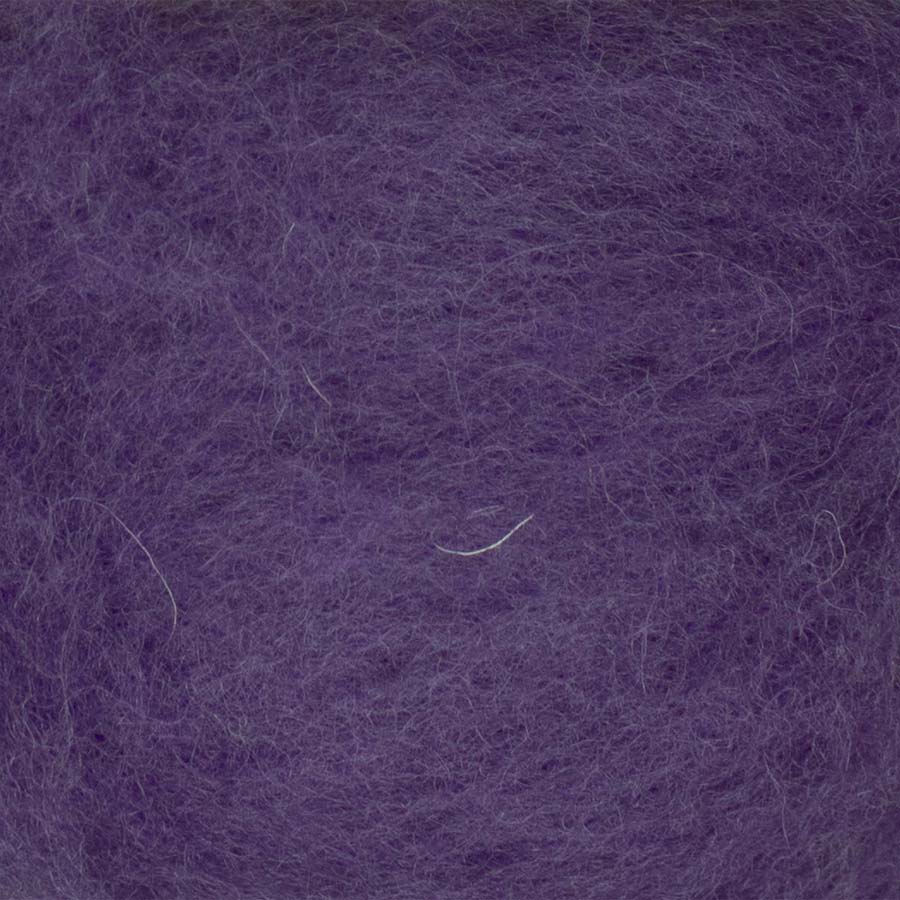 Carded Felt Wool Needle Felting Carded Batt Violet Lilac Purple Maori DHG Florence