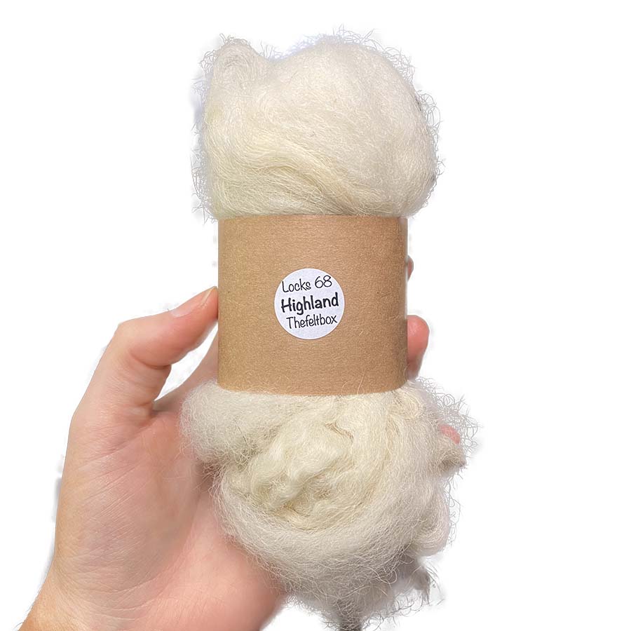 Hand-Washed Icelandic Sheep Fleece (68) 28g | UK Needle Felting Supplies