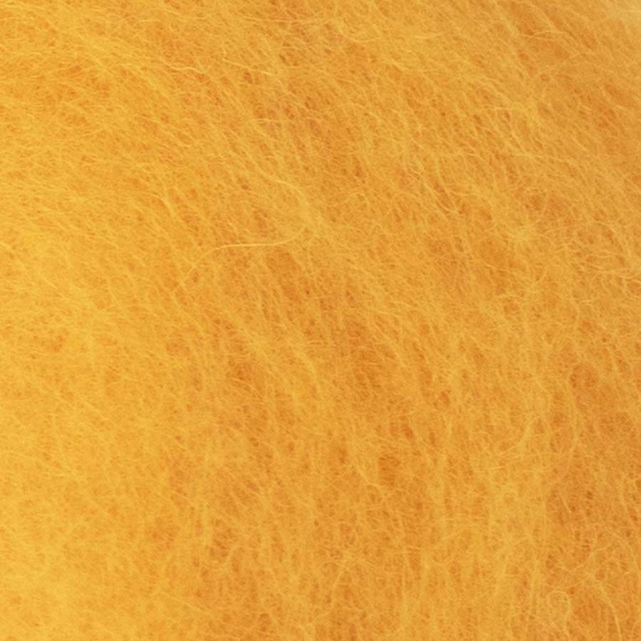 Carded Felt Wool for Needle Felting | Yellow Batt Maori DHG Melon