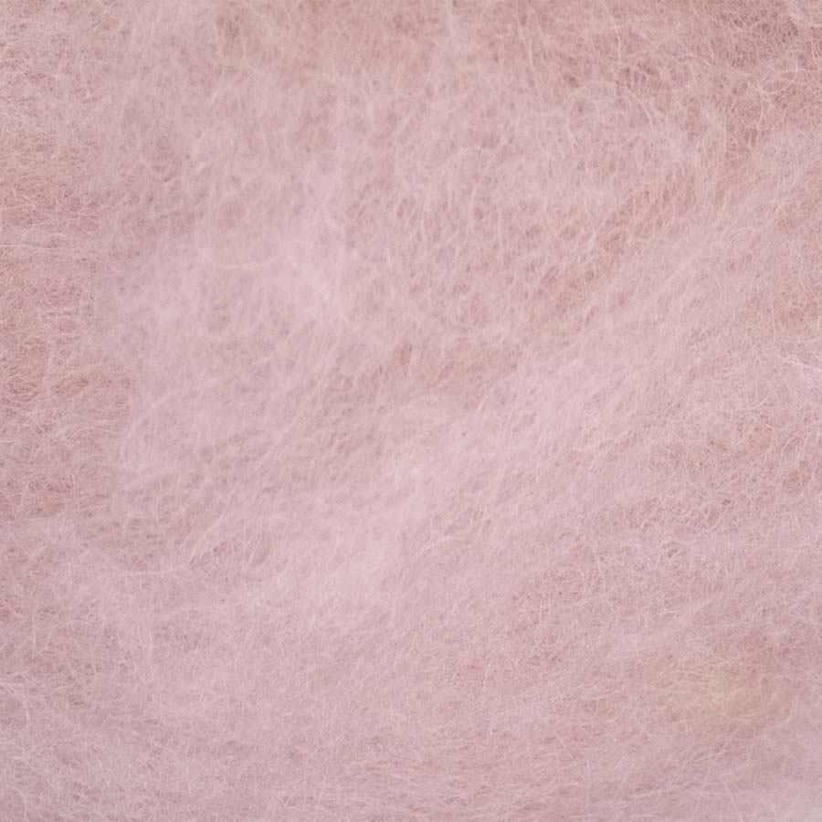 Carded Felt Wool Needle Felting Batting Skin Pink Maori DHG - Shell