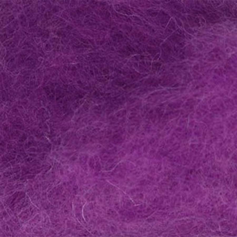 Carded Felt Wool Needle Felting Carded Batt Lilac Purple Maori DHG Theatre