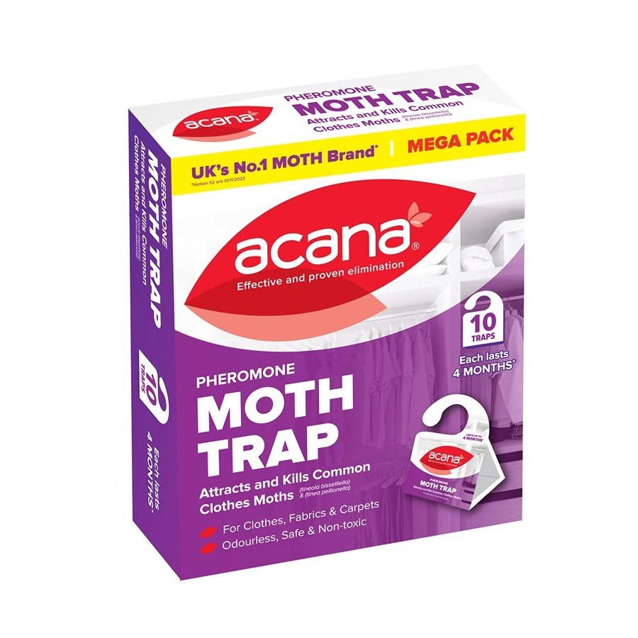 Acana clothes moth traps, pack of 10