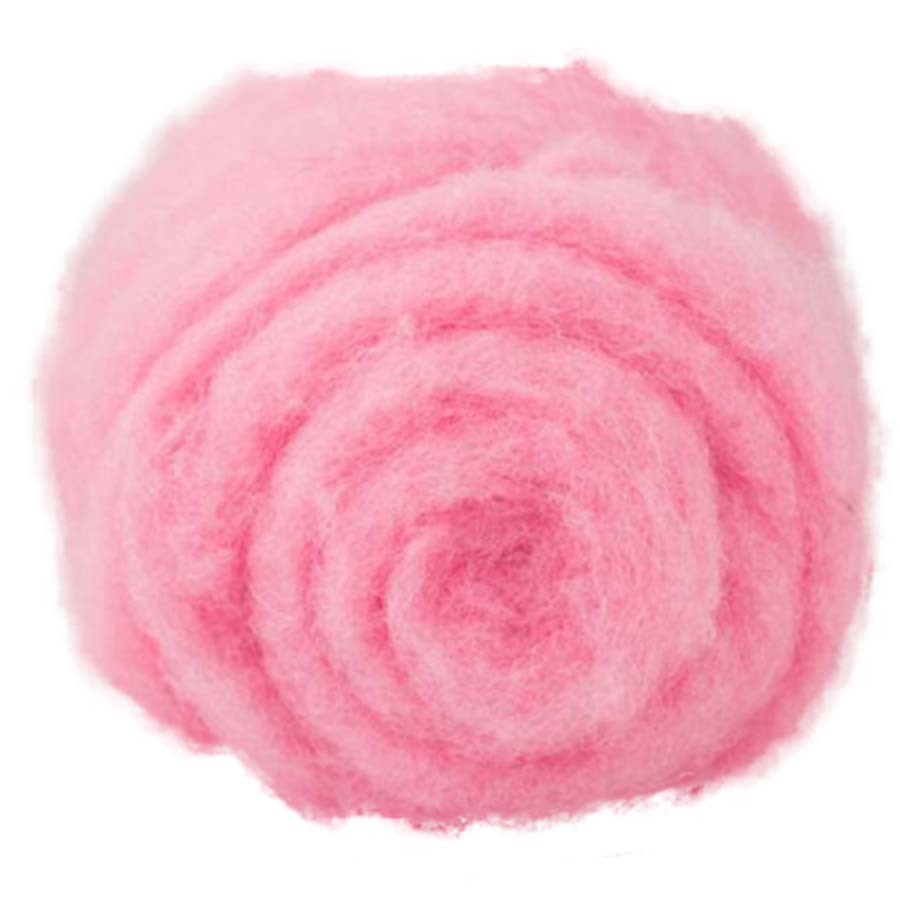 Carded Felt Wool Needle Felting Carded Batt Pink Blush Maori DHG Baby