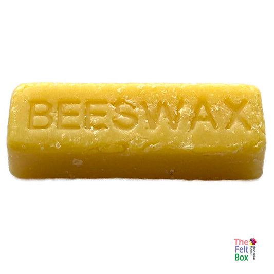 Yellow Beeswax Block for Needle Felting Armature and Detail Work
