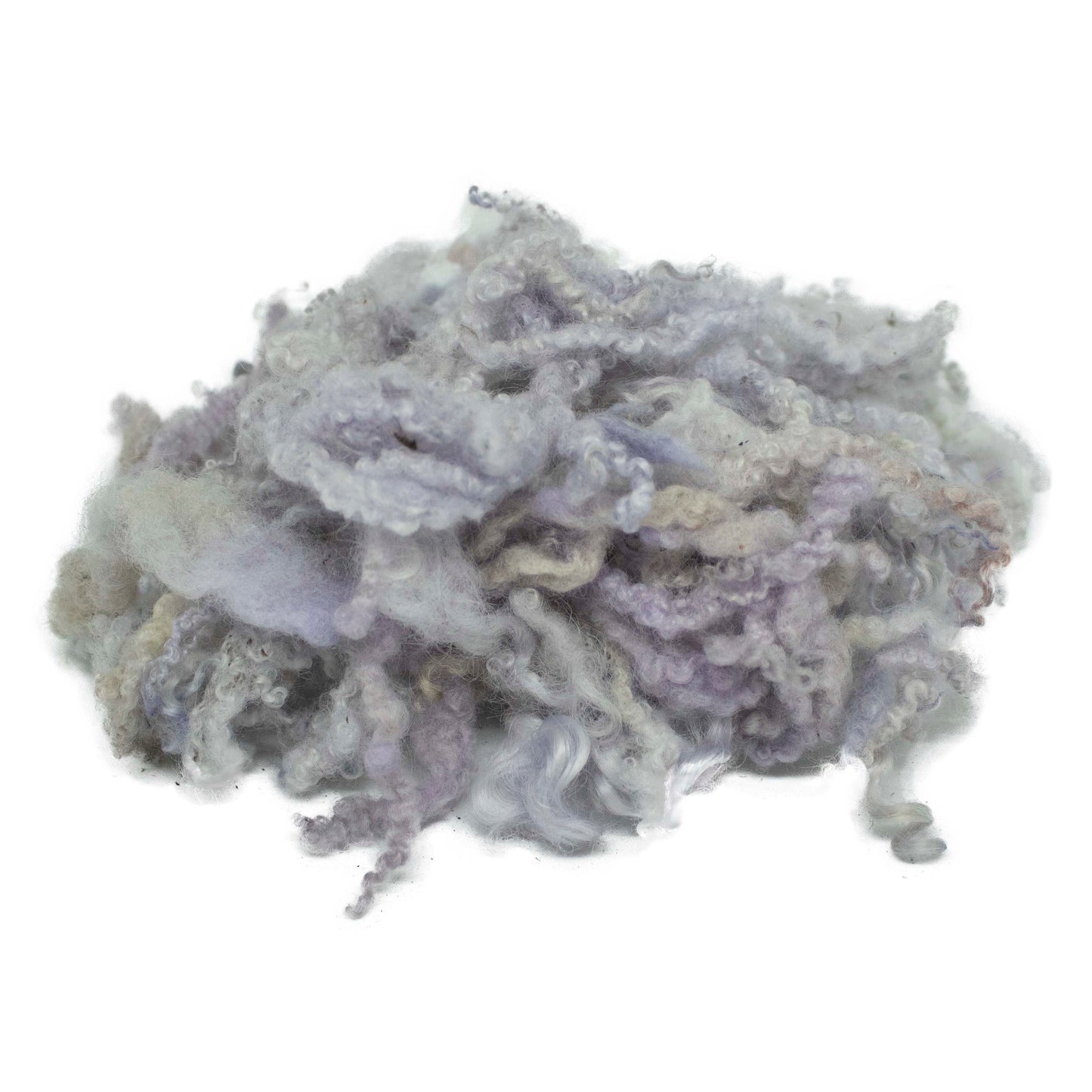 Bluefaced Leicester Wool Locks (84) Fleece Dusky Lilac, Purple, Violet | 14g