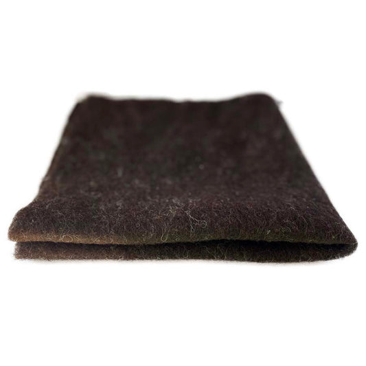 Prefelt Wool Felt Picture Backing Fabric Zwartbles Natural Brown