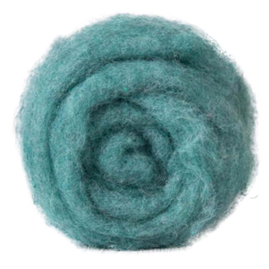 Carded Felt Wool Needle Felting Carded Batt Maori DHG Eucalyptus