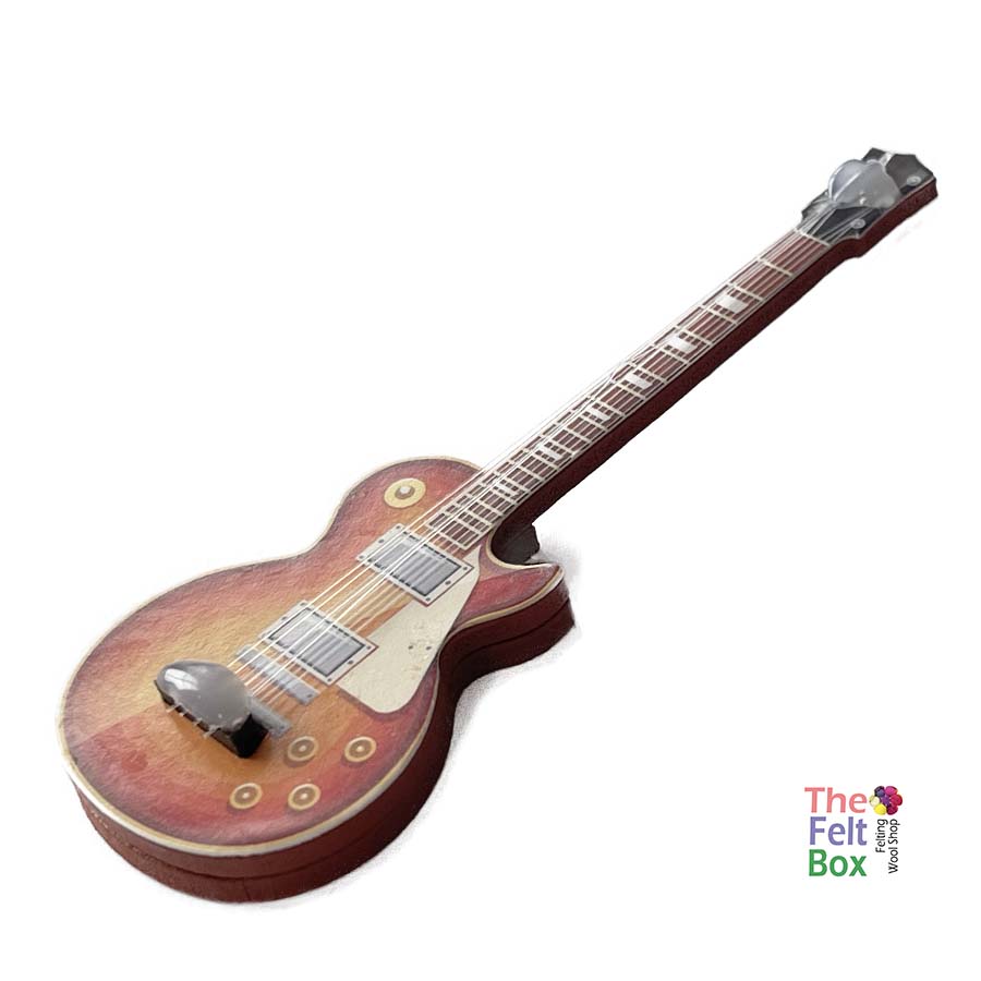 Small Guitar  Wooden Accessory 8.5 cm