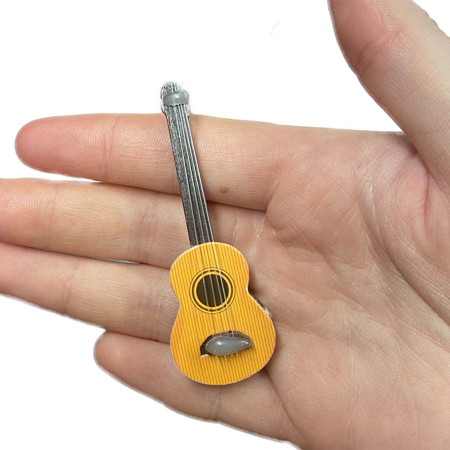 Acoustic Guitar  Wooden Accessory 6 cm