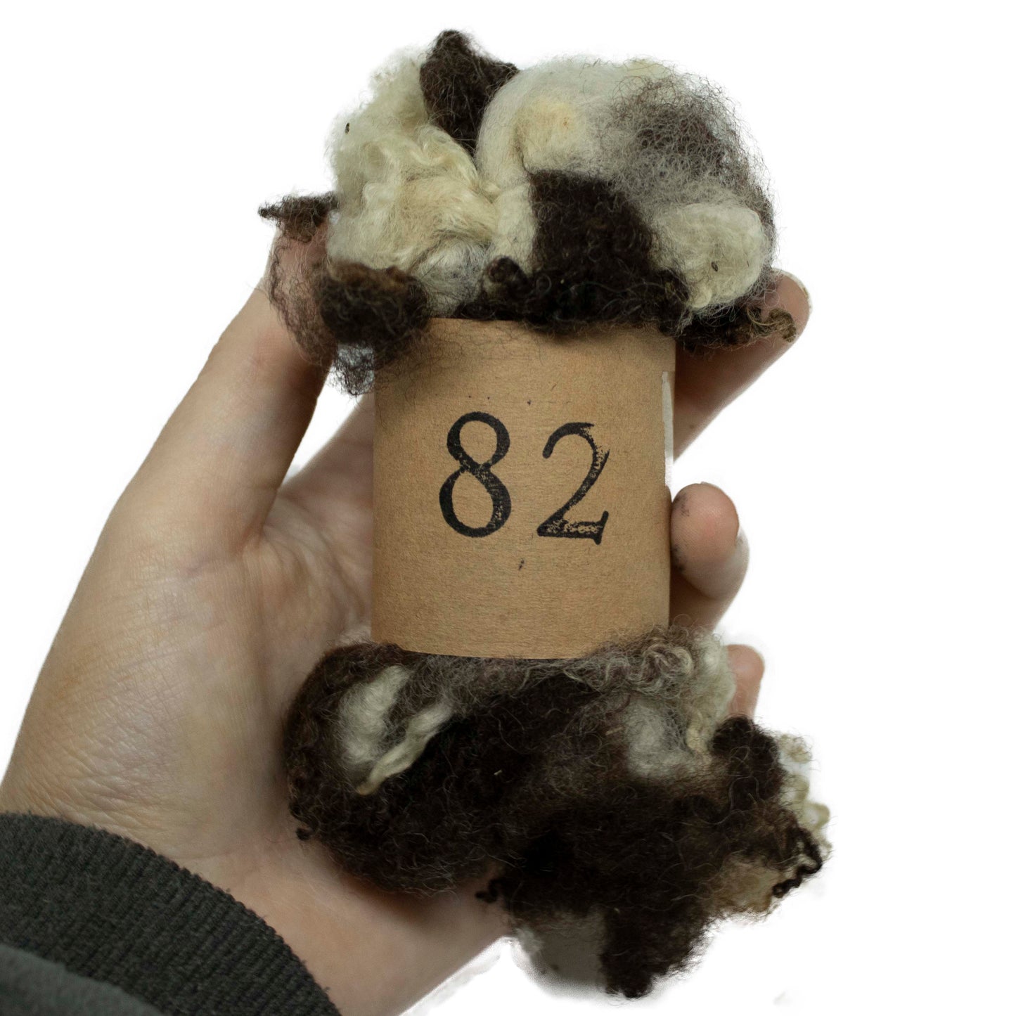 Jacob Sheep's Fleece (82) - Hand-Washed Brown Beige Cream 14g