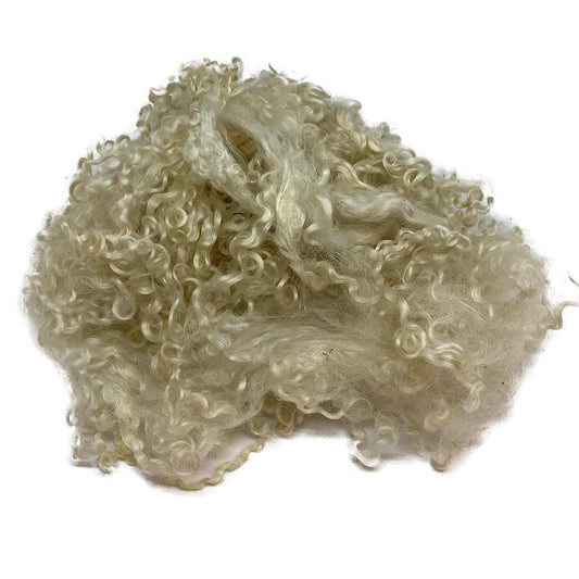 Wool Locks Fleece (78) Wensleydale Off-white, Cream 28g