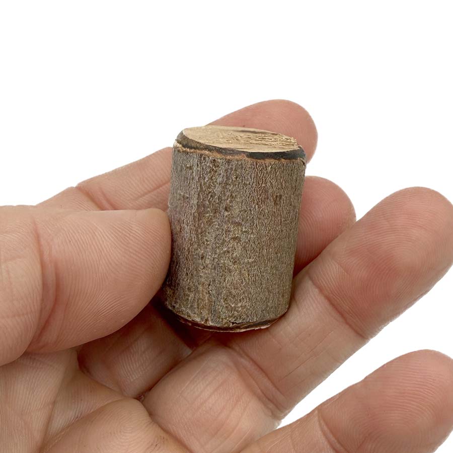 Mini natural wooden log accessory for needle felting and craft scenes