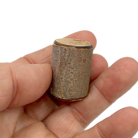 Mini natural wooden log accessory for needle felting and craft scenes