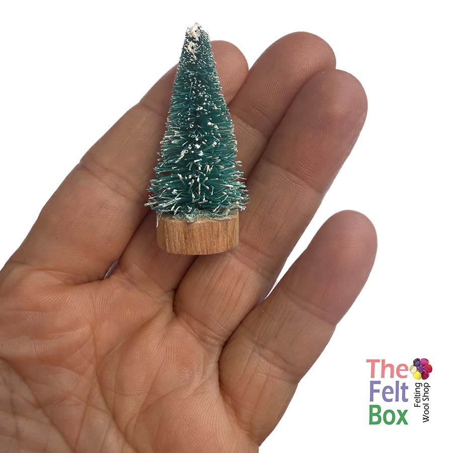 Mini Blue-Green Bottle Brush Christmas Tree – 3 Sizes