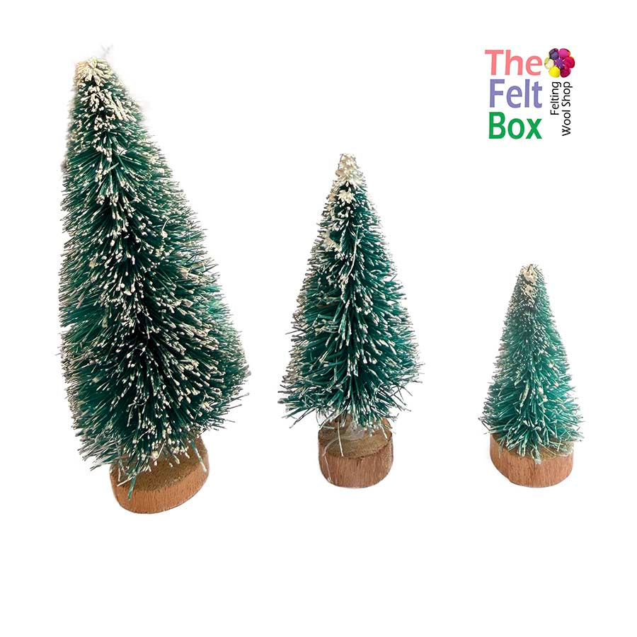 Mini Blue-Green Bottle Brush Christmas Tree – 3 Sizes