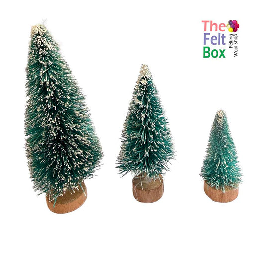 Mini Blue-Green Bottle Brush Christmas Tree – 3 Sizes