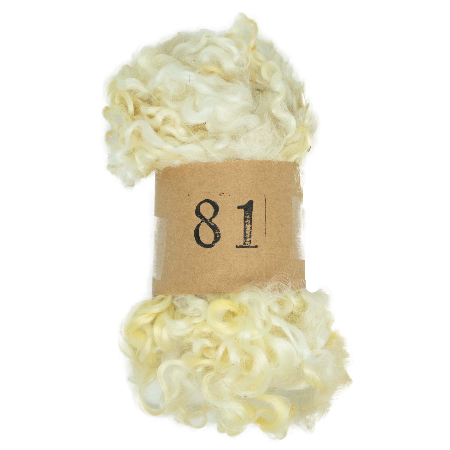 Premium Cream Wensleydale Wool Locks (81) | Natural Cream with Golden Tips | 50g