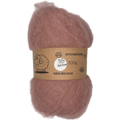 Carded NZ Wool for Needle Felting – 100+ Single Shades 20g or 100g