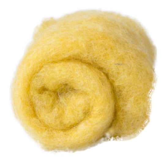 Carded Felt Wool Needle Felting Carded Batt Maori DHG Sunflower