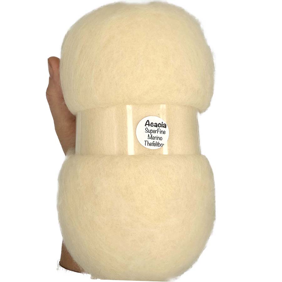 Skin Tone Peach Merino Wool for Needle Felting – Extra Fine 19 Micron | DHG Acacia | Last Chance
