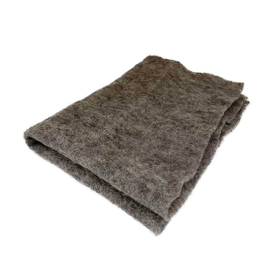 Prefelt Wool Felt Picture Backing Fabric Jacob Natural Grey Brown
