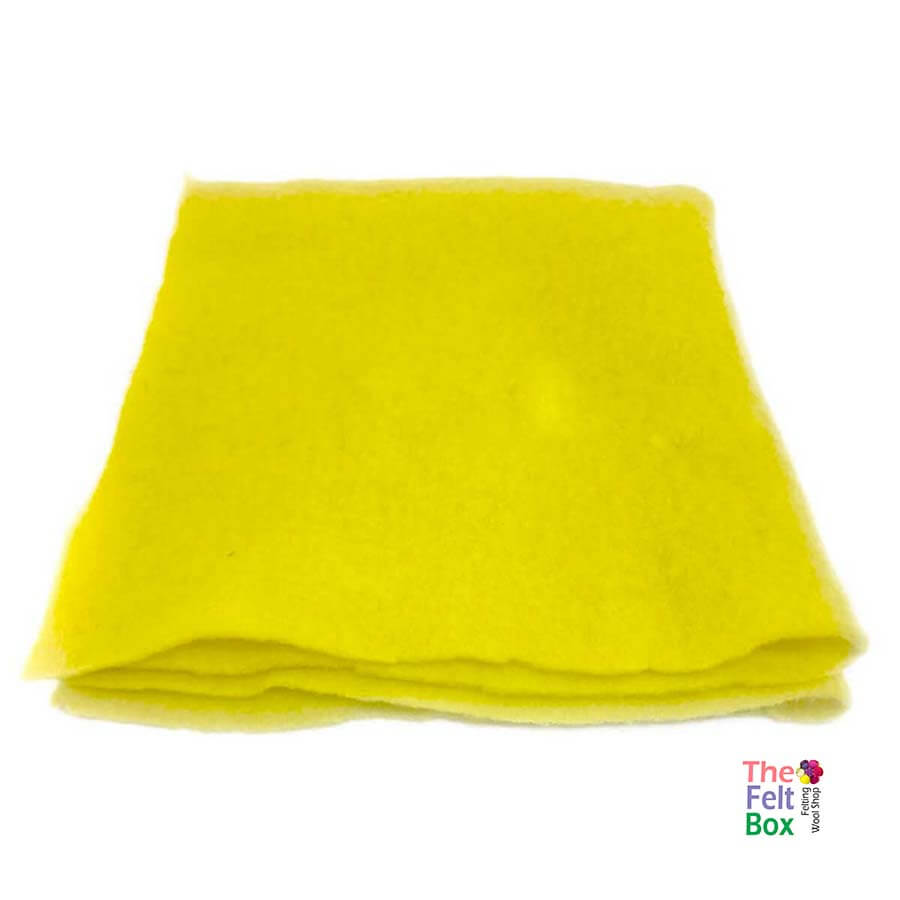 Prefelt Wool Felt Picture Backing Fabric Merino Yellow