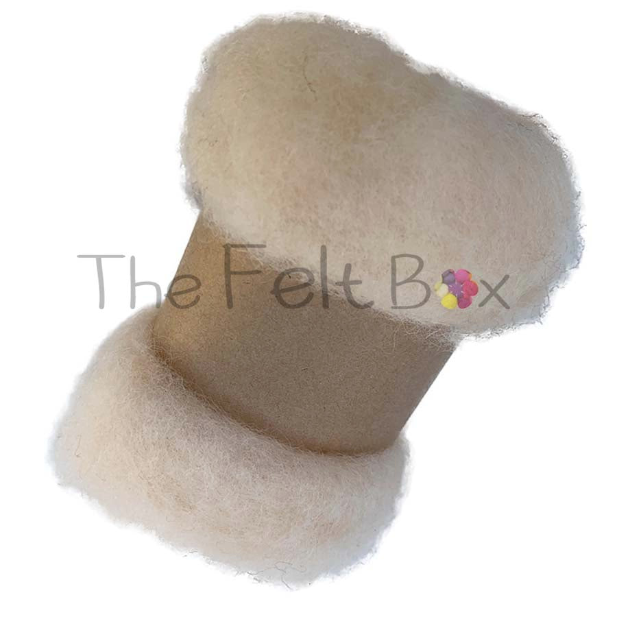 Carded Felt Wool Needle Felting Carded Batt Skin Peach Nude Flesh Maori DHG Acacia