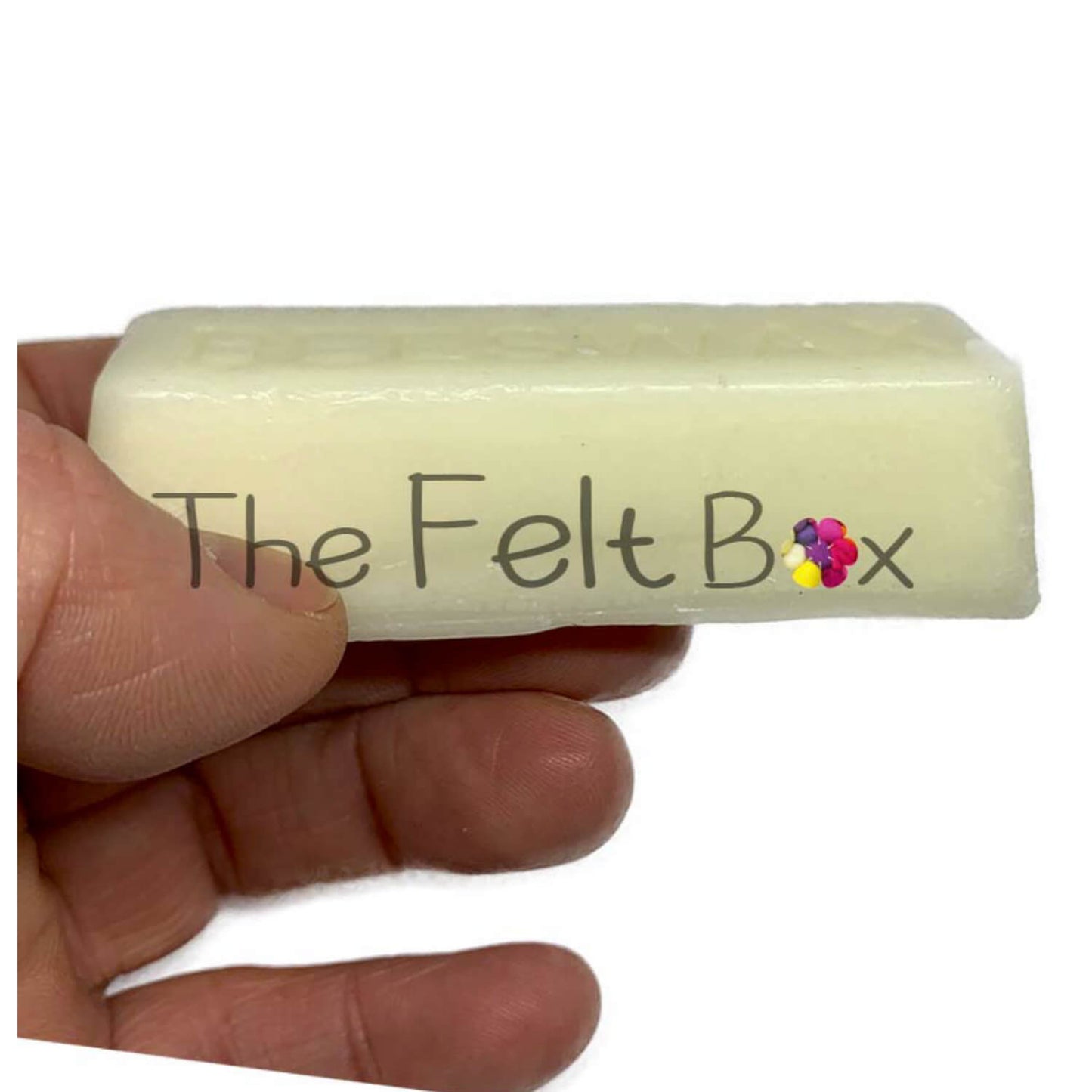 Solid Beeswax Block for Needle Felting Armature and Detail Work