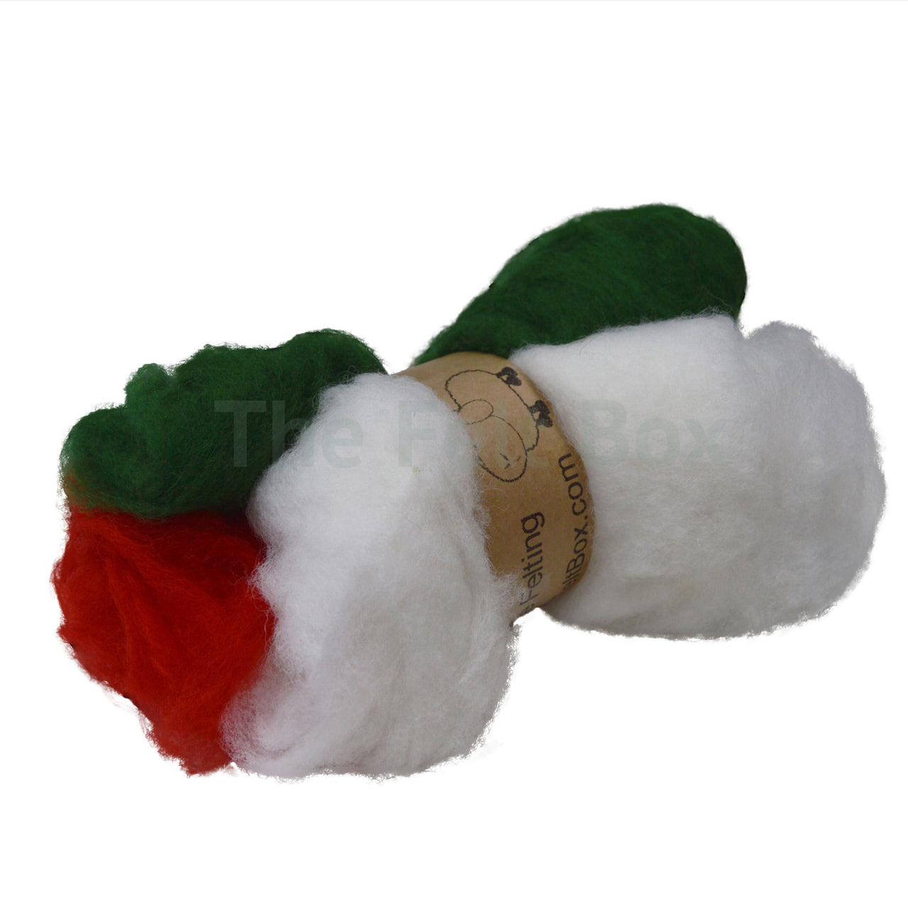 Felting Wool Set Christmas Colours 100g | 3.5 oz