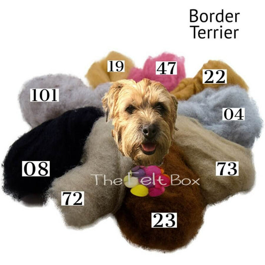 Felting Wool Set Border Terrier Wool Only 50g