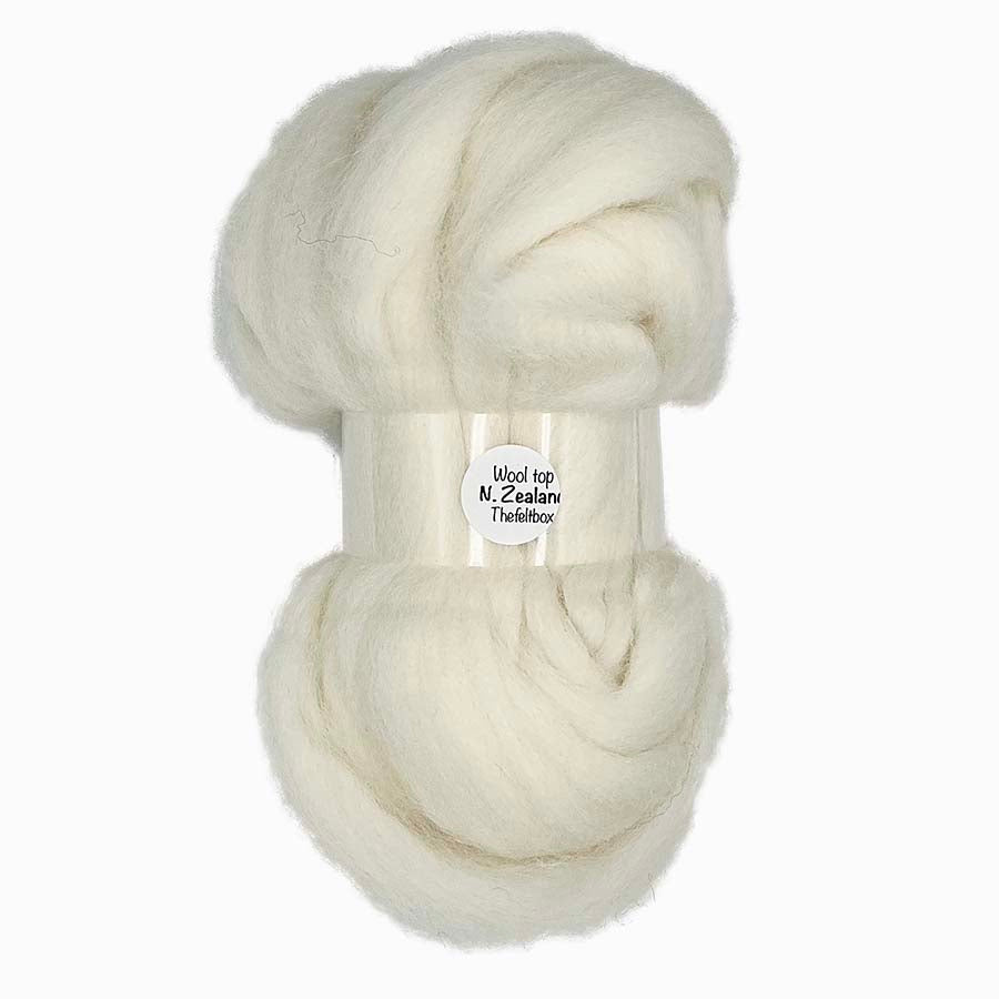 New Zealand wool top for needle felting and crafting