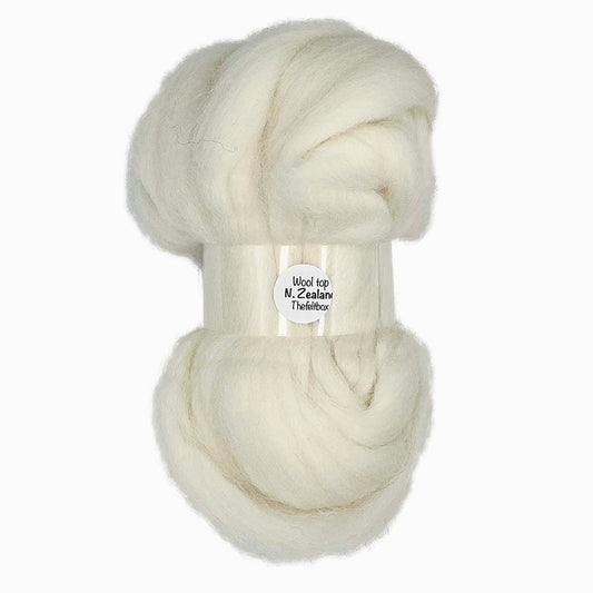 New Zealand wool top for needle felting and crafting