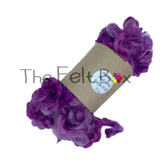 Wool Locks, Fleece Wensleydale Purple 20 g