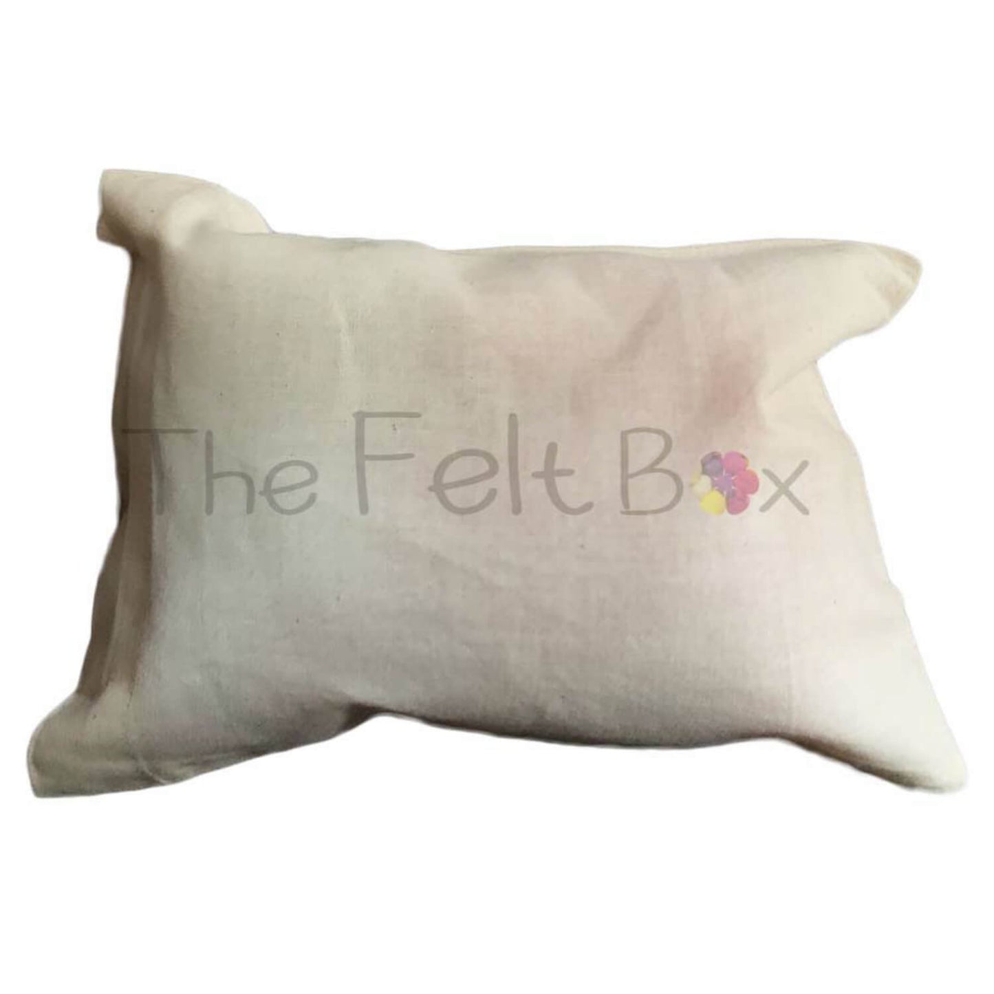 Small Needle Felting Rice Bag for Filling - 100% Cotton, plastic free, eco alternative to foam mat.