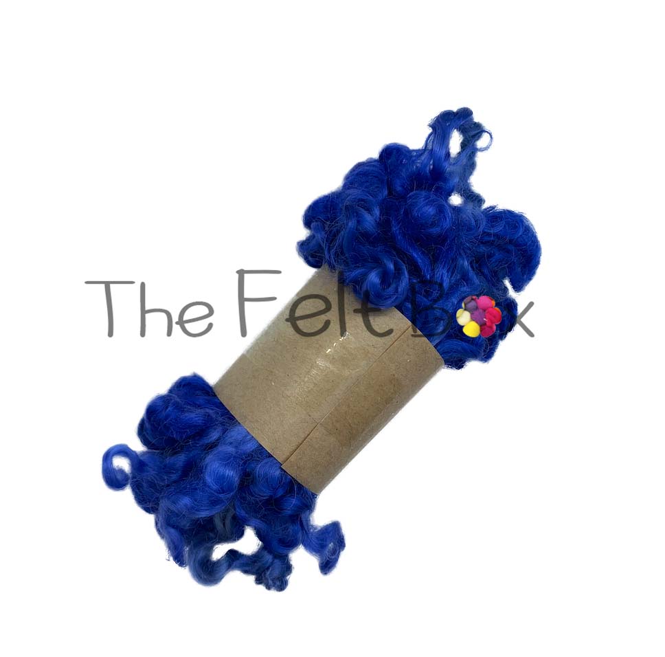 Wool Locks, Fleece Wensleydale Royal Blue 20 g