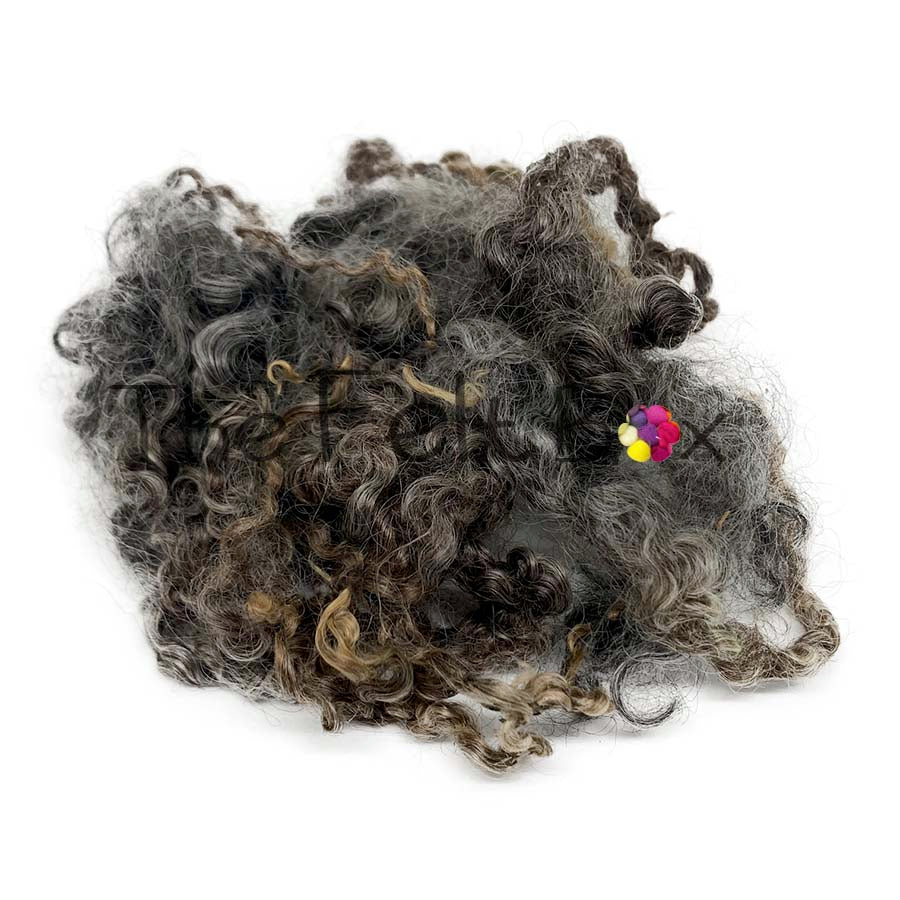 Wool Locks, Fleece Wensleydale Grey 14 g