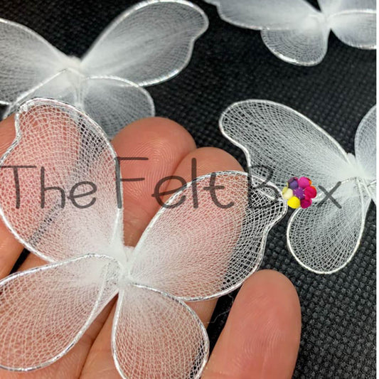Small Net Wings, Needle Felting Accessory - Pack of 4